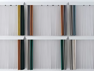 Modern Curtains 3d model