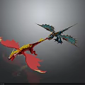 Colorful Dragons Flying And Interacting With Vibrant Red Yellow And Blue Features