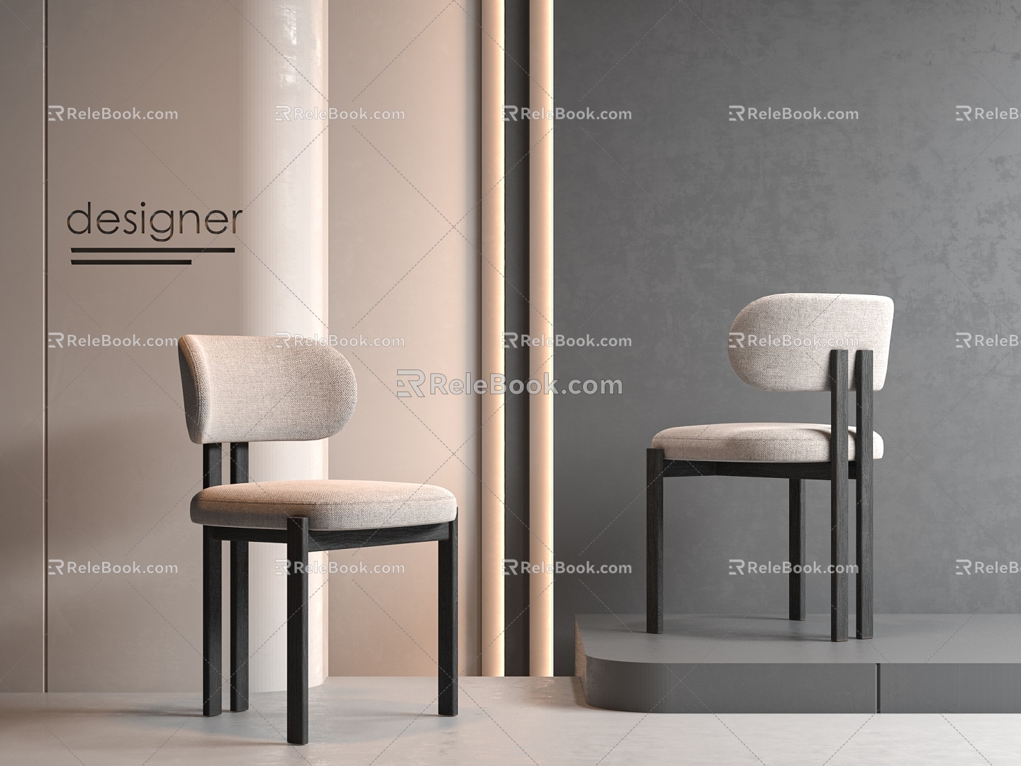 Modern Dining Chair 3d model