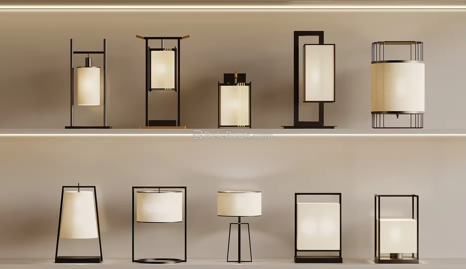 Table lamp 3d model