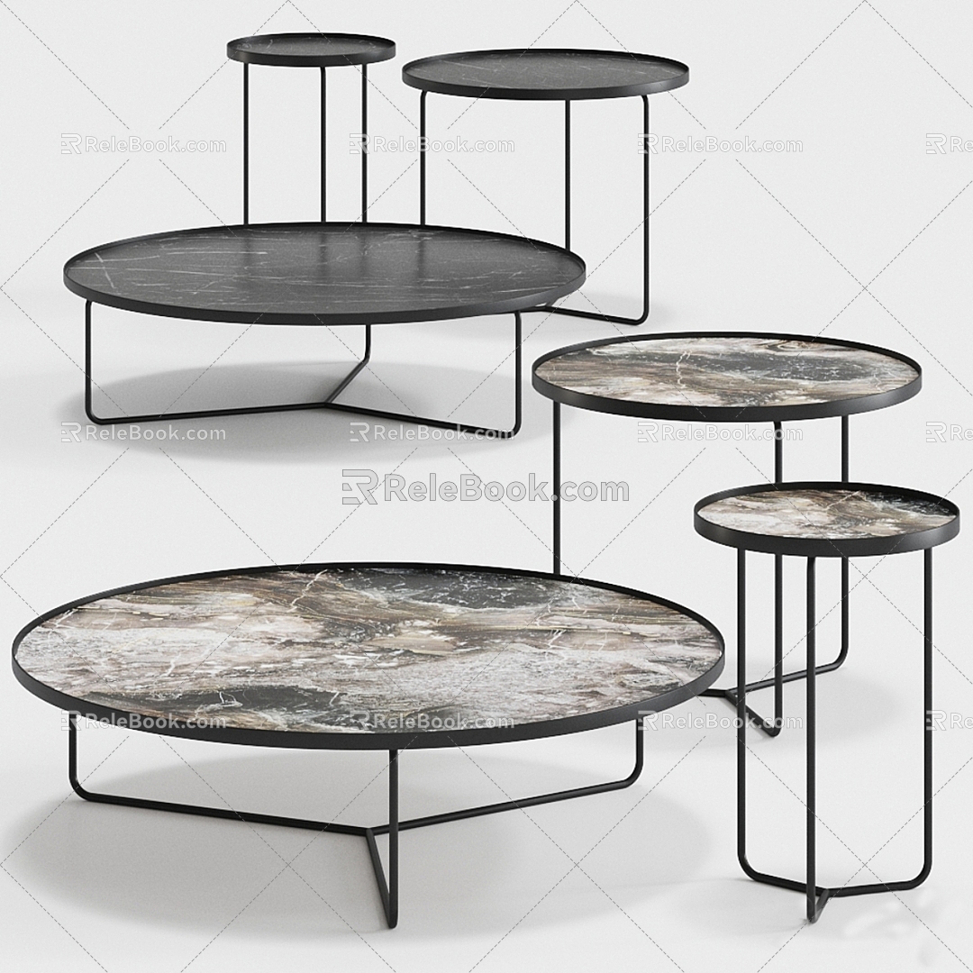 Modern coffee table 3d model