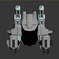 Mech Warrior Mech Soldier Machine Battlearm Mechanical Battlearm Machine Fighter Robot 3d model