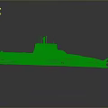 Sleek Black Military Submarine Design As Modern Underwater Water Transport Vehicle