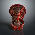 Ruins Relics Maya Ruins Maya Totem Totem Tribal Totem Ancient Ruins Ancient Cultural Relics 3d model