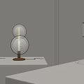 Light Luxury Table Lamp Table Lamp Combination 3d model