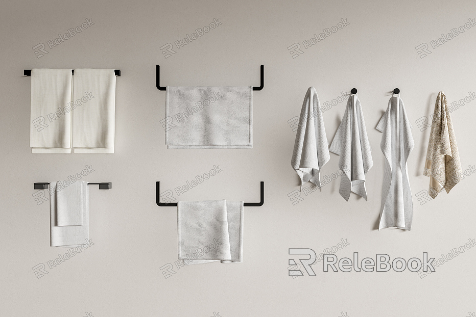 Modern Towel Towel Bar model