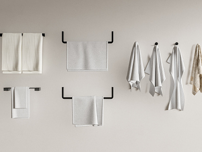 Modern Towel Bar model