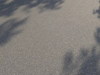 Gray Asphalt Pavement Component With Natural Tree Shadows On Smooth Surface 3d model