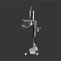 Game Movie Character Medical Cart With Wheels Monitor Keyboard And Equipment