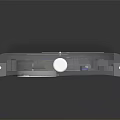Fashion Gray Strap Watch With Transparent Dial Colorful Hands And Internal Mechanical Structure