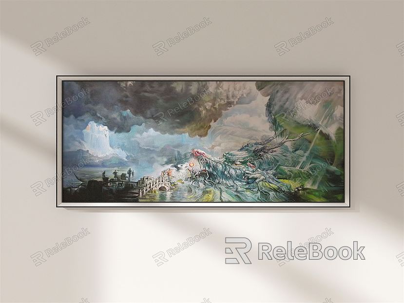 Chinese Landscape Painting Landscape Decorative Painting model