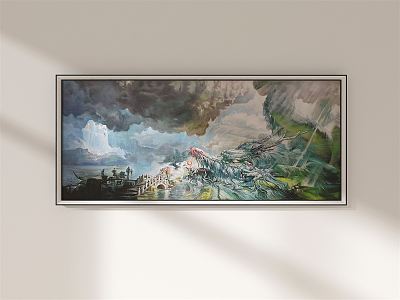 Chinese Landscape Painting Landscape Decorative Painting model