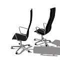 Modern Office Chair With Ergonomic Design Swivel Wheels And Adjustable Backrest