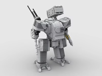 LEGO Toy Blocks Fighting Robot Gundam Mech Warrior Transformers 3d model