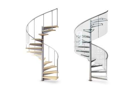 revolving staircase 3d model