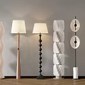 Wind floor lamp 3d model