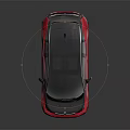 Red BMW Electric Compact Car With Black Roof And Modern Design