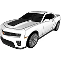 White Two Door Sports Car With Black Hood Black Wheels And Sporty Styling