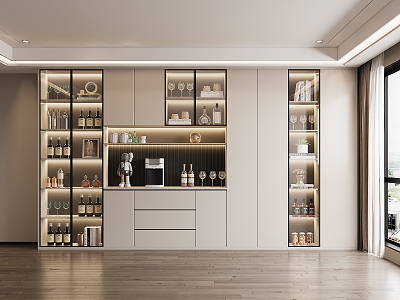 Wine Cabinet 3d model