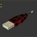 Data Line Power Line Mobile Phone Power Line Charger 3d model