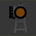 Infrared Steiner Laser Pistol Light Source Firearm Sight Firearm Device 3d model