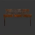 Vintage Wooden Dressing Table With Drawers And Upper Shelves Design