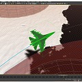 Fighter Avoiding Radar Detection Animation 3d model