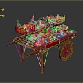 Market Fruit Stall Spice Farmers Market Early Market Farmers Stall Retail Stall Farmers Products Food Truck 3d model