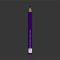 Purple Pencil with White Tip for Writing and Drawing Stationery Supplies