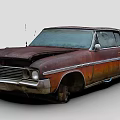 Rusty Buick Skylark 3d model