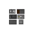 Modern Gray Kitchen Sinks With Drainer Various Designs And Different Styles 3d model