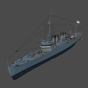 Modern Destroyer Vanguard 3d model