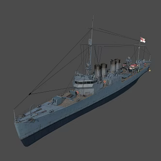 Modern Destroyer Vanguard 3d model