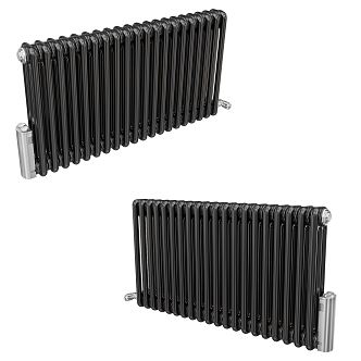 Modern heating pipe radiator heater 3d model