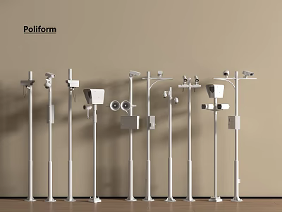 Camera Modern Surveillance Camera Surveillance Combination 3d model