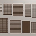 new chinese venetian blinds roller blinds blinds blinds 3d model