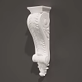 Ornate Architectural Capital Featuring Intricate Leaf Carvings And Classical Details