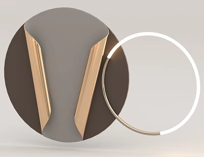 pendant wall decoration 3d model