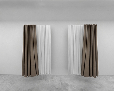 Curtains 3d model