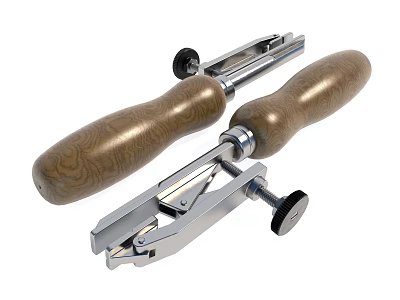 Sturdy Tactical Weapon With Wooden Handles Metal Frame And Adjustable Components 3d model Sturdy Tactical Weapon With Wooden Handles Metal Frame And Adjustable Components 3d model