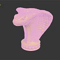 snake cobra venomous snake python reptile cold-blooded animal reptile 3d model