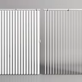 Stylish White Modern Vertical Curtains With Striped Design For Home Interior
