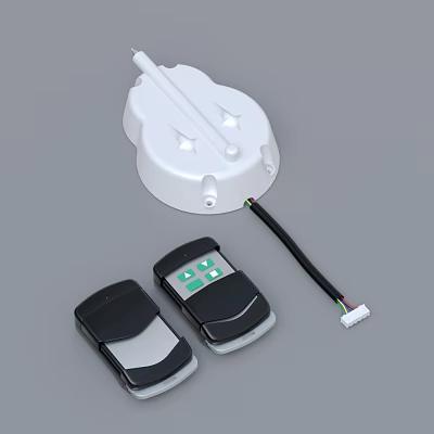 Remote control automatic door remote control wireless remote control panel garage remote control key access control remote control handle 3d model