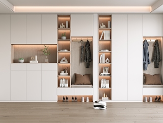 Modern shoe cabinet 3d model