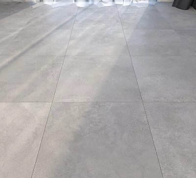 Gray Floor Tiles With Modern Sleek Surface And Polished Finish For Indoor Spaces 3d model