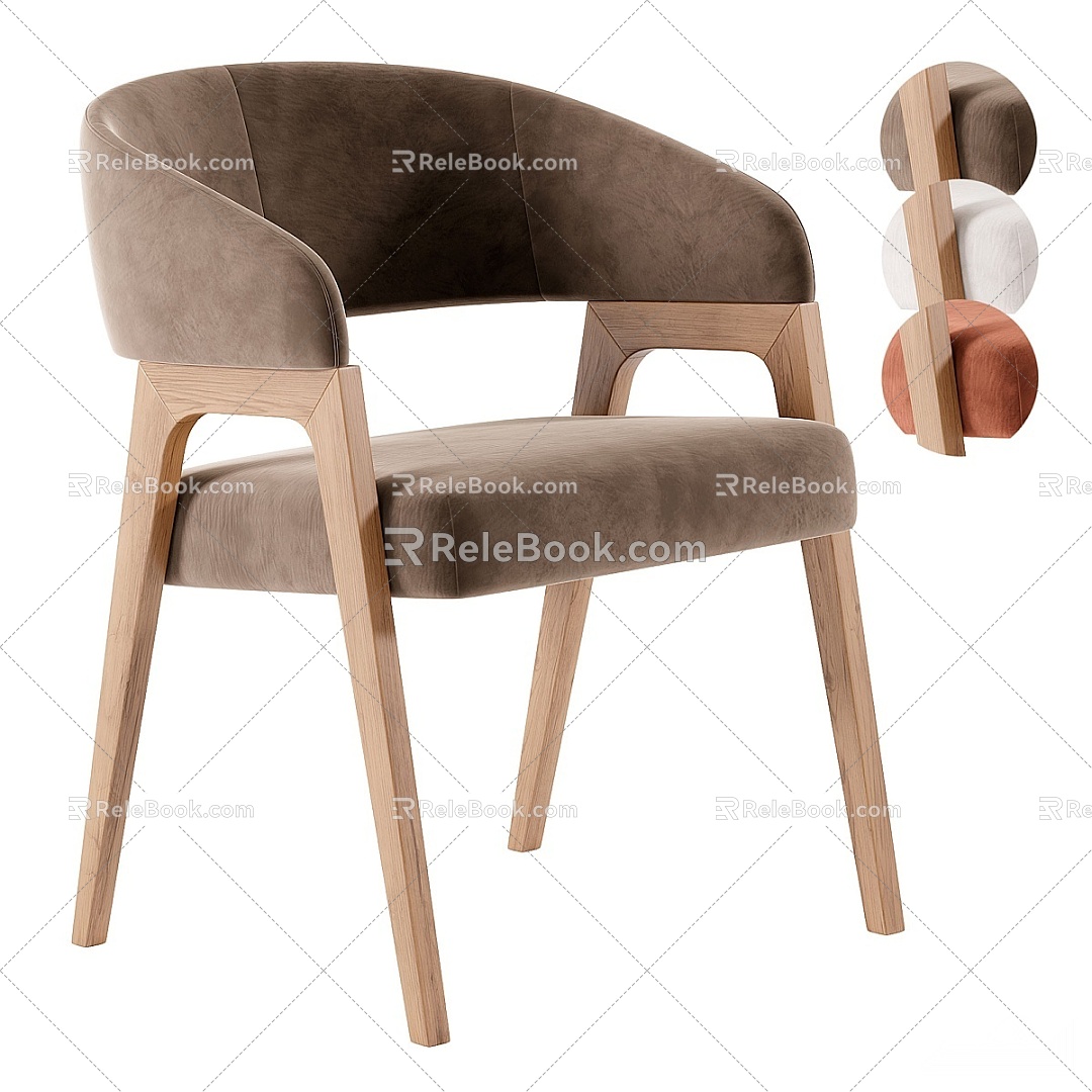 Modern single chair 3d model