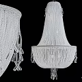 Luxurious Crystal Chandelier With Hanging Tassels And Elegant Design For Interior Decor
