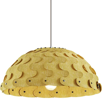 Small chandelier restaurant chandelier lamps 3d model
