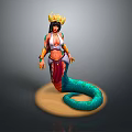 snake demon 3d model