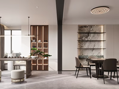 Hotel Chess and Card Room with Luxurious Interior Comfortable Seating and Modern Lighting 3d model